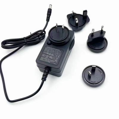 18V 3A Switching Power Adapter with US EU UK AU Plugs
